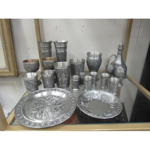 17 - Zinn Pewter/ Alwe pewter 20 pcs