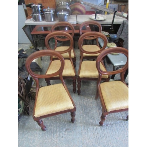 18 - 6 antique chairs