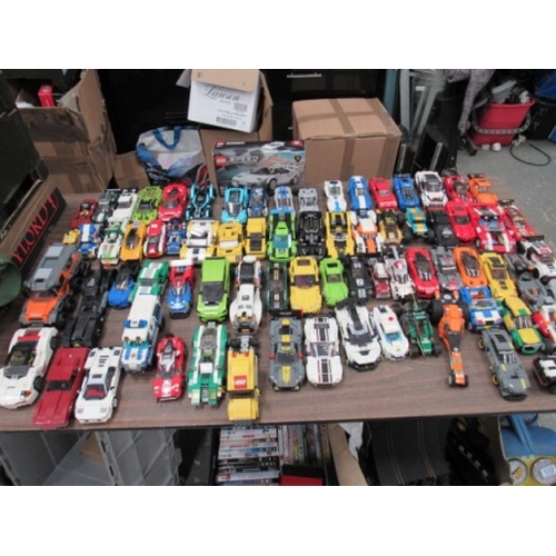 217 - Huge collection of lego cars & Vehicles including figures