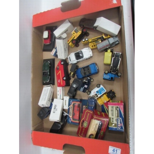 41 - Box of model cars