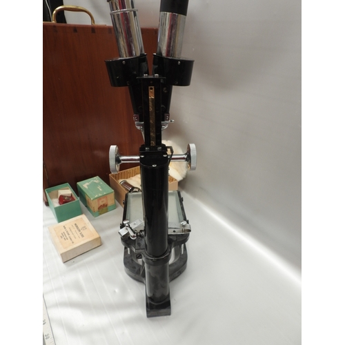 371 - 1940s Greenough Microscope