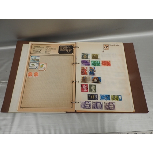 69 - Stanley Gibbom stamp Album with some stamps