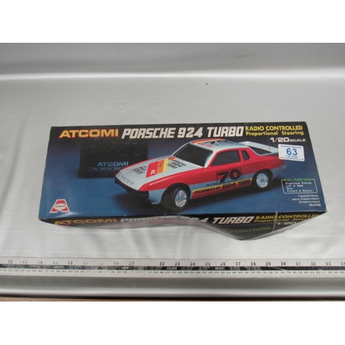 63 - Atcomi Porsche 924 Turbo R/C car