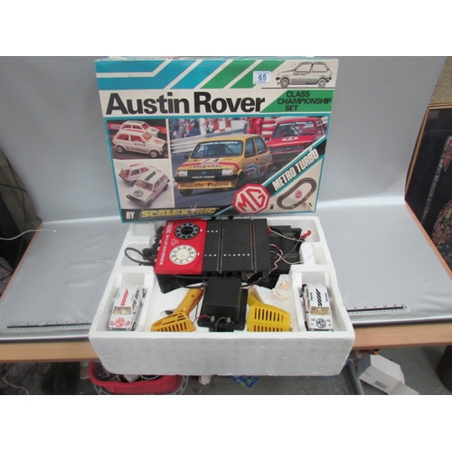 65 - Austin Rover scalextric set