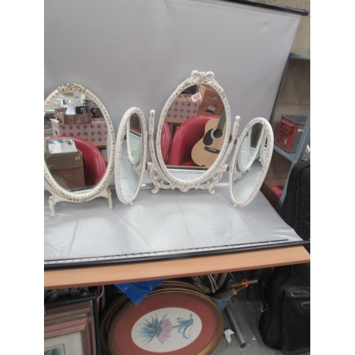 459 - Tri dressing table mirror + Single