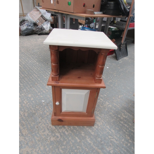 462 - Pine Bed side cabinet