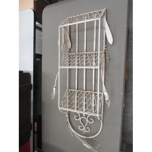 142 - Metal, Wall Rack, Corn Ears Pattern