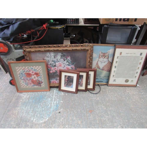 249 - Qty of framed pictures