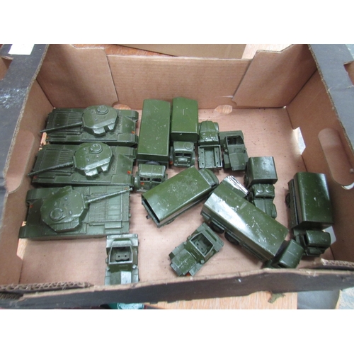 274 - 13 Dinky toys, military