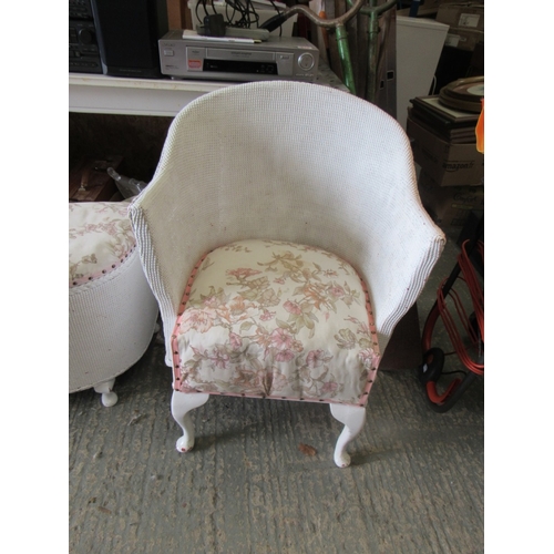 650 - Lloyd loom style chair