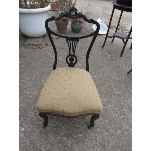 206 - Vicorian Upholstered Nursing Chair