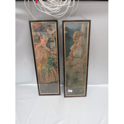 67 - 2x vintage piuctures