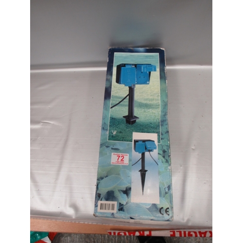 72 - outdoor double garden sockot