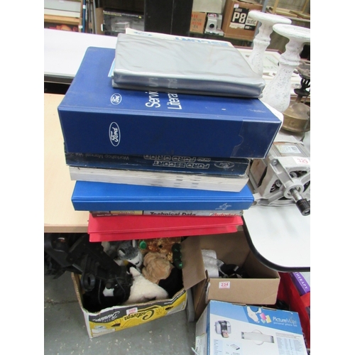 77 - QTY of old car Literature + manuals