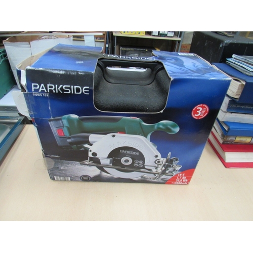 78 - New parkside cordless circular saw
