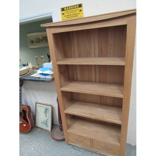84 - Oak book case