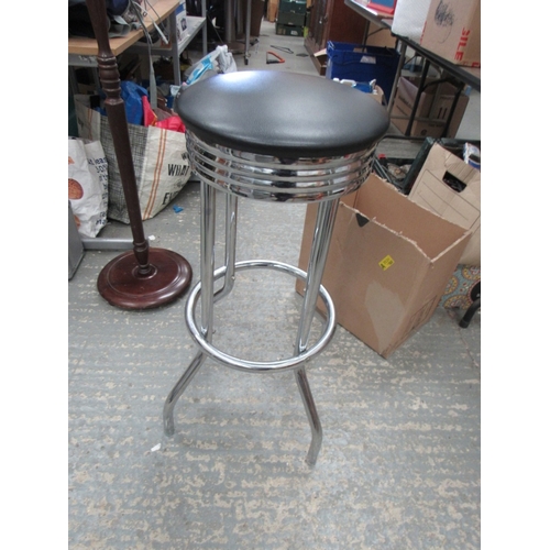 87 - chome bar stool