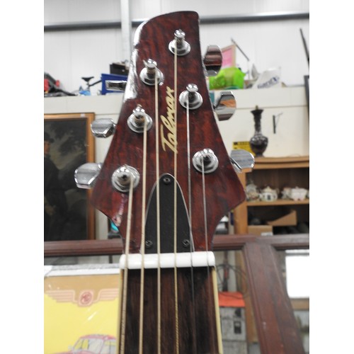 83 - Ibanez electro acoustic guitar + stand