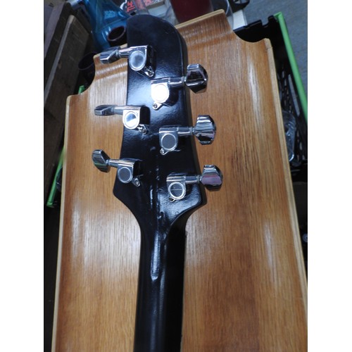 83 - Ibanez electro acoustic guitar + stand