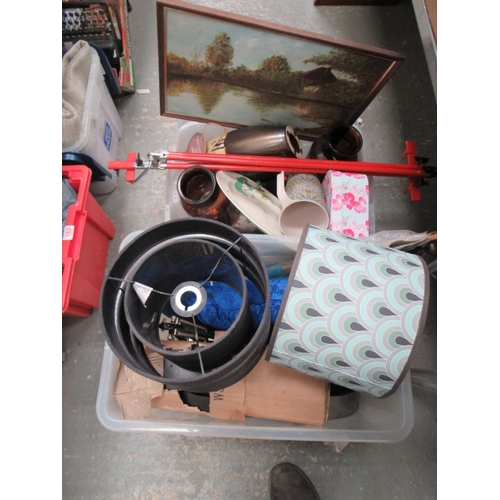 236 - 2 Mixed boxes Picture etc