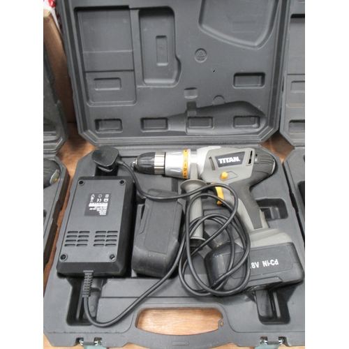 238 - Titan 18V Battery Drill
