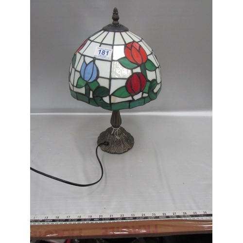 181 - Tiffany style touch lamp