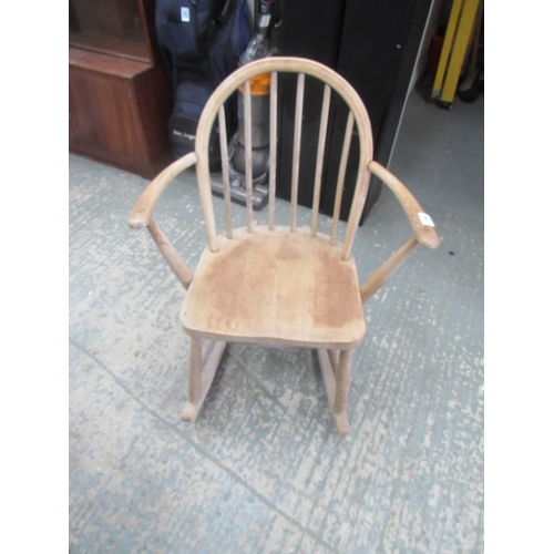 358 - small Wooden rocking chair