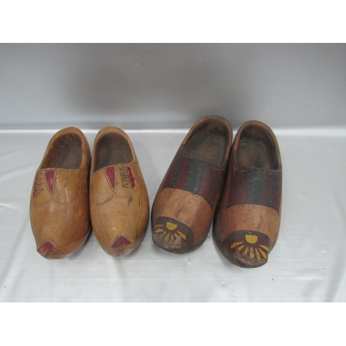 364 - 2 Paris of vintage dutch clogs