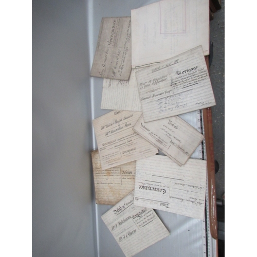 365 - Collection of antique Vellum indentures