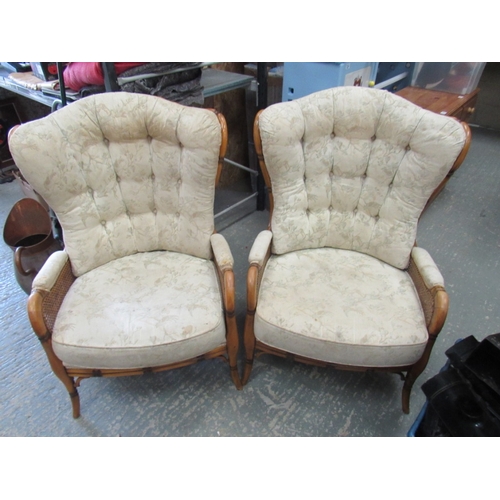 137 - 2 cane chairs