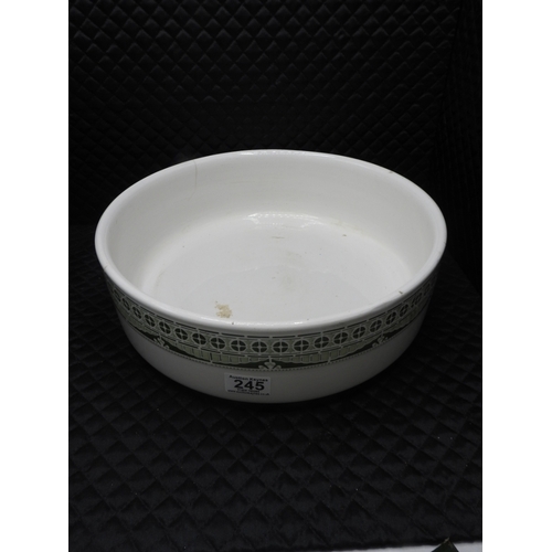 459 - Large vintage bowl, 36cm d, small hairline.