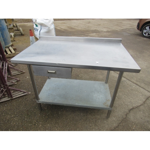 389 - Stainless steel work table