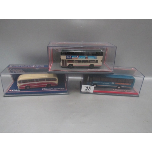 187 - 3 x Corgi Omnibus 1:76 boxed