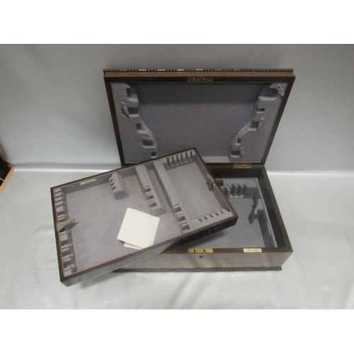 246 - Walker & Hall cutlery box with key