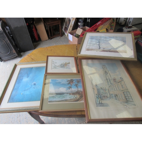 268 - Qty of framed prints