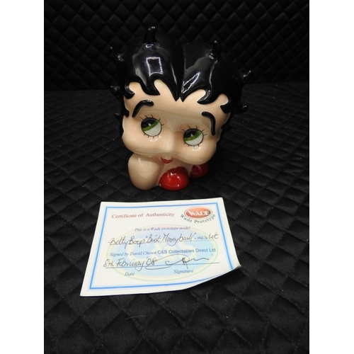 90 - Prototype Wade Betty Boop money box.