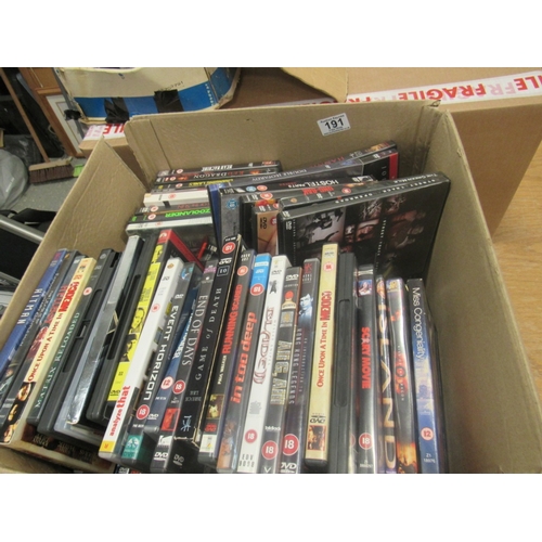 191 - Box of DVD's