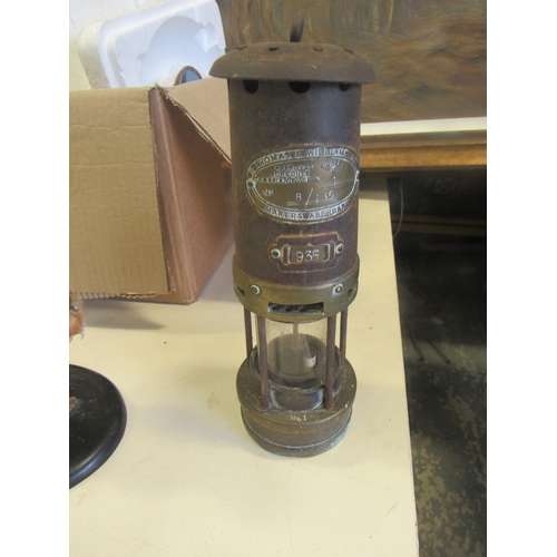 490 - Thomas & Williams No.1 miners lamp