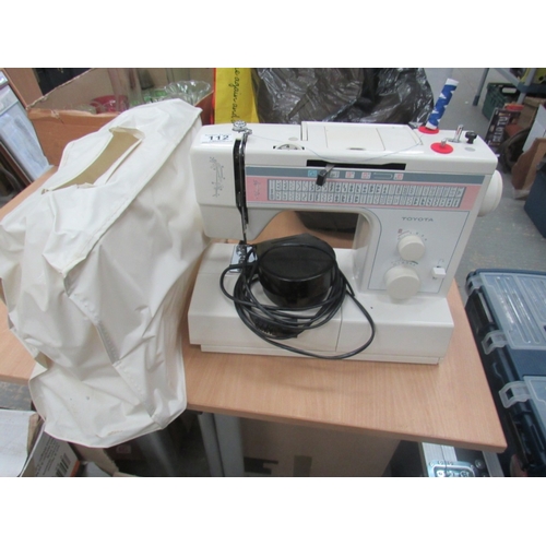 112 - Toyota sewing machine