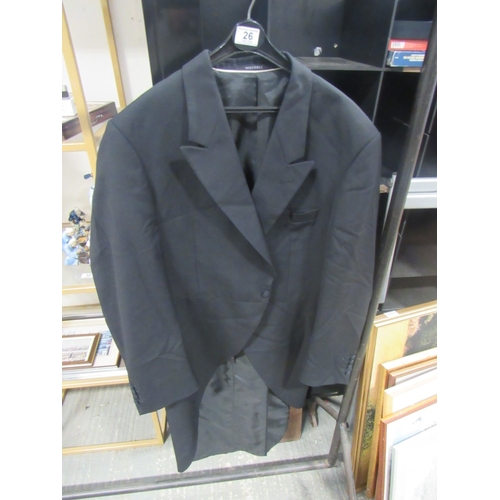 26 - Black morning tailcoat