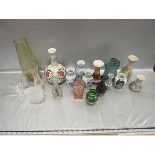 701 - China and glass vases