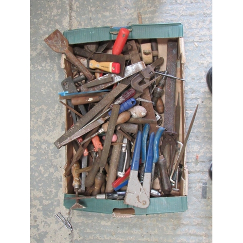 Box of mixed tools