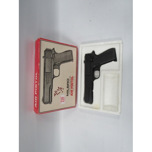 Vintage Milbro Air Pistol boxed