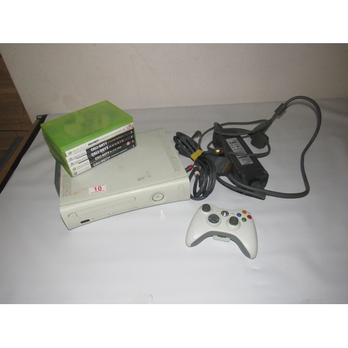 10 - X-Box 360 + games