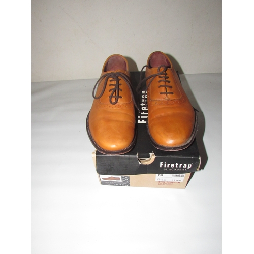 28 - Gents Firestrap leather shoes, size 11