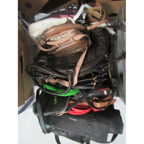 46 - Box of handbags