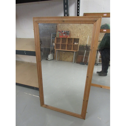 249 - Pine framed mirror