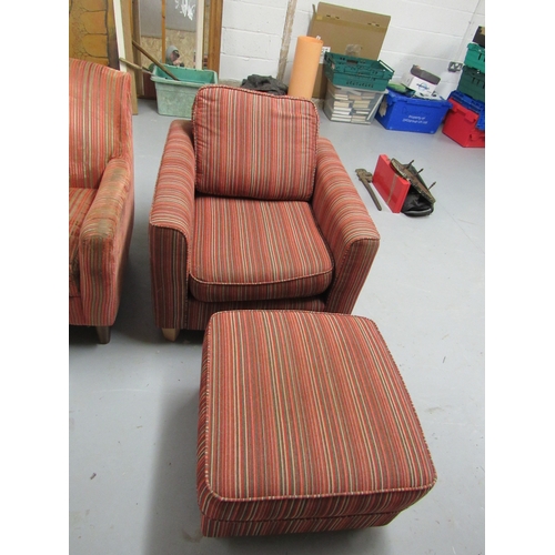 289 - John Lewis Armchair & Footstool
