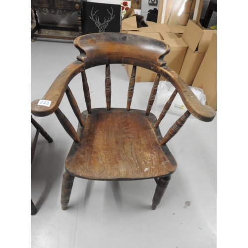 233 - Wooden chair