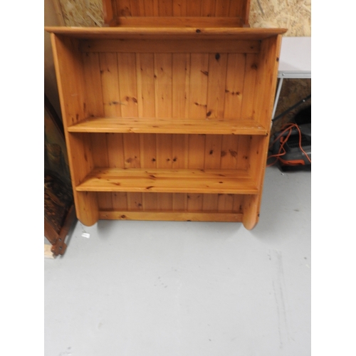 277 - Pine wall hanging shelf unit